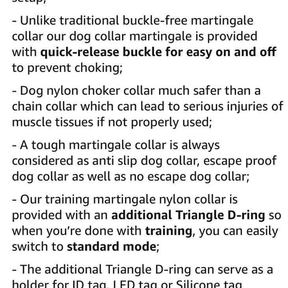 Martindale Reflective Dog Collar and Leash - Picture 8 of 9